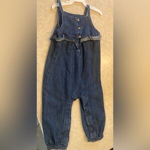 Carter's Navy Blue Denim Overalls